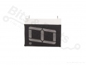 Digit display LED 7-segments 1.4cm blue - single common cathode